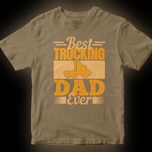 New Dad Shirt Truck Driver Gear Graphic T Shirt Short Sleeve Casual Work Gear
